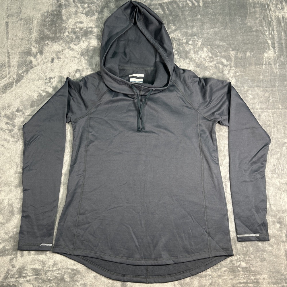 Columbia Omni Wick Advanced Evaporation‎ Hoodie Long Sleeve Gray Medium Athletic